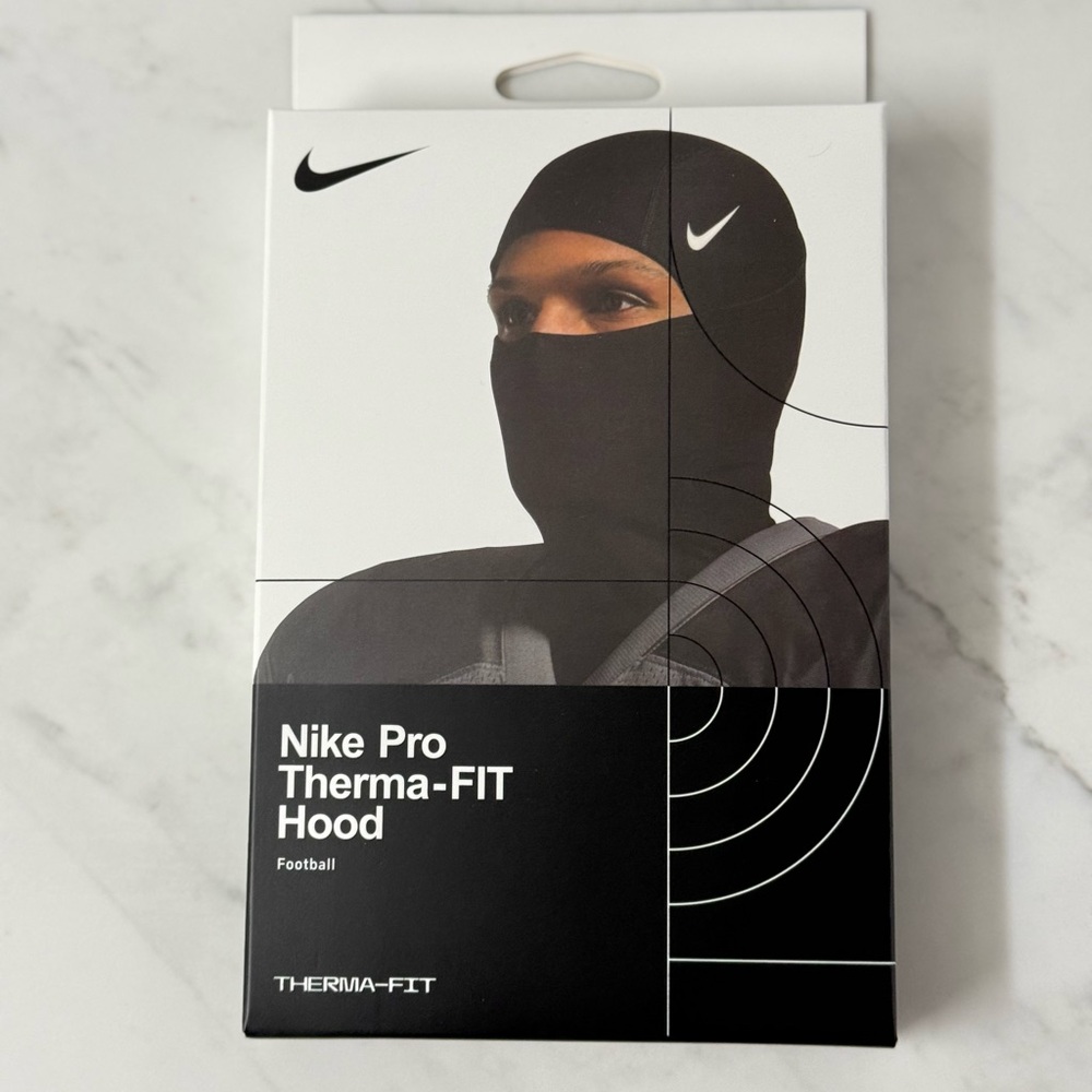 Nike Pro Black Therma Fit Hood Ski Mask
